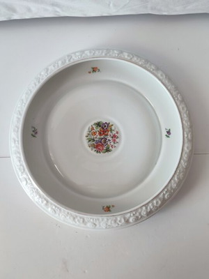 Rosenthal Maria porcelain serving platter with Dresden Flowers design