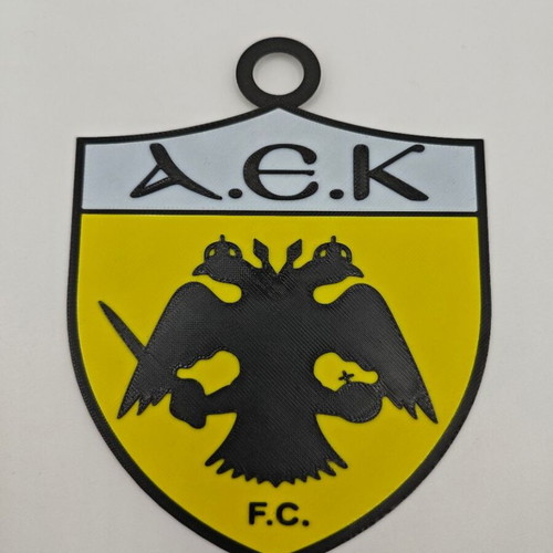 Handmade decorative emblem AEK FC new