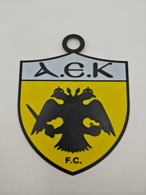 Handmade decorative emblem AEK FC new