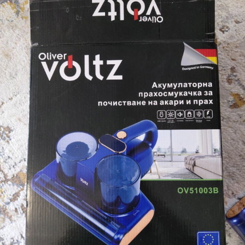 Oliver Voltz OV51003B Cordless Dust Mite Vacuum Cleaner like new