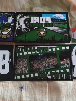Stickers from Hungary teams like new, pack of 17