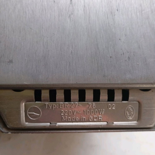 Vintage electric iron 70s used, East Germany