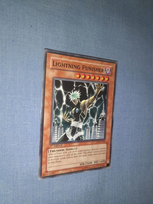 Yu Gi Oh Lightning Punisher κάρτα καινούργια, 1ης έκδοσης CDIP-EN026