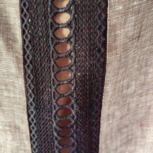 Sivati linen dress size large like new with lace details