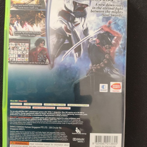 Soul Calibur 5 Xbox 360 game used