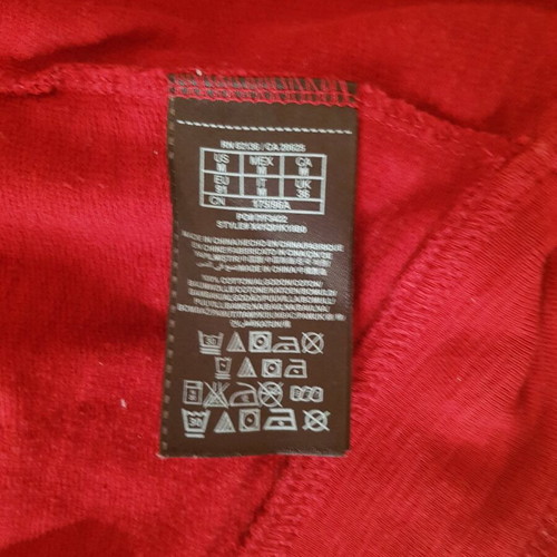 Guess jacket used, size M, red