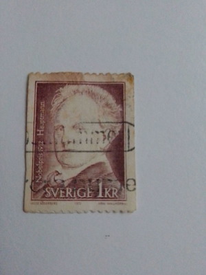 Swedish stamp used, old