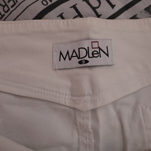 Madlen white mini skirt like new, thin denim fabric