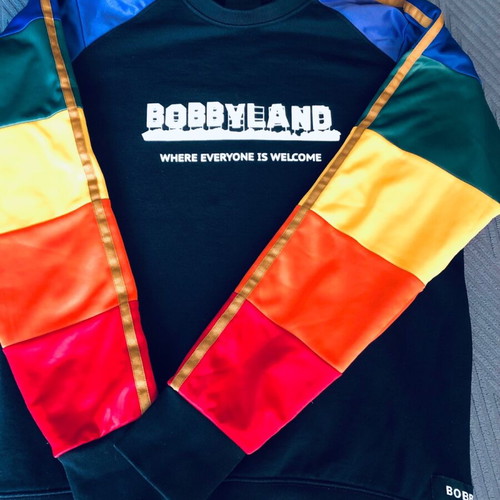 Bobby Abley men's hoodie like new, size M multicolor