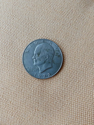 1972 D Eisenhower One Dollar used condition