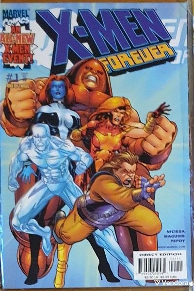  MARVEL COMICS xenoglossa X-MEN FOREVER  2001