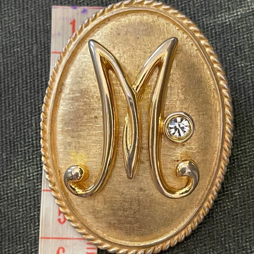 French large brooch like new vintage custom jewellery