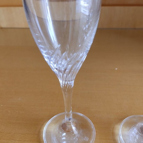 Crystal liqueur glasses new, set of 5 pieces