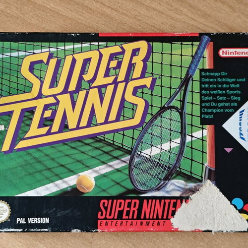 Super Tennis SNES used, boxed with instructions
