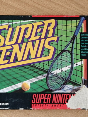 Super Tennis SNES used, boxed with instructions