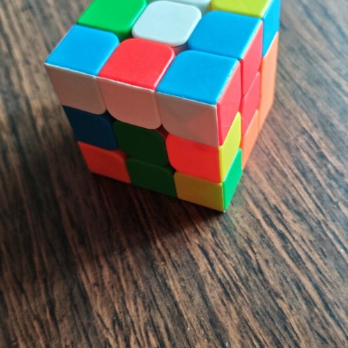 Rubik's Cube used, classic brain teaser toy