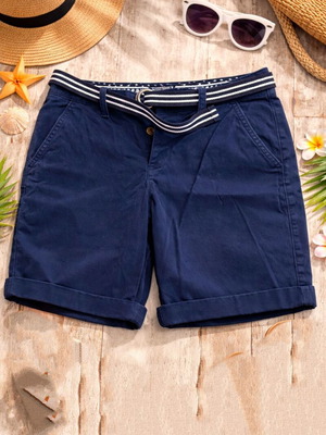 Βερμούδα Superdry καινούργια, μέση 38 εκ., μπλε, μέγεθος S