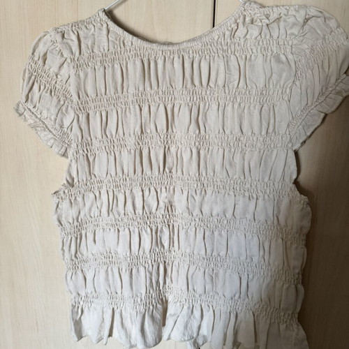 Shein beige blouse, size L, 82% viscose