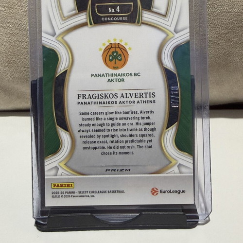 Fragiskos Alvertis Green Prizm Euroleague Select 2025-26 new