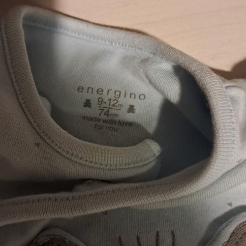 Energino baby rompers used, pack of 2, cotton, size 6-9 months