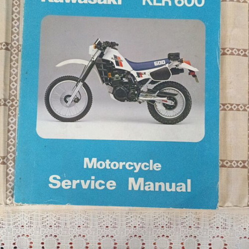 Kawasaki KLR Motorcycle Service Manual 1985 like new