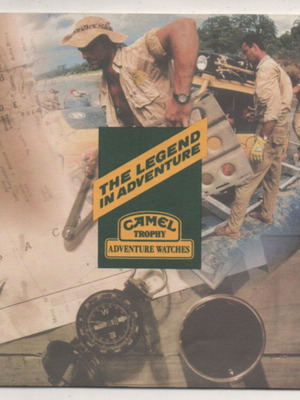 Κατάλογος Camel Trophy Adventure Watches 1996 μεταχειρισμένο