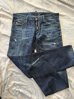 Dsquared2 vintage men's jeans used, size XL, blue