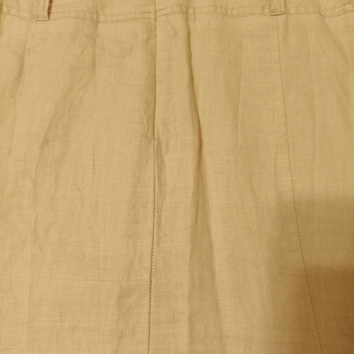 Vintage Midi Skirt Forel like new, beige with linen and lace