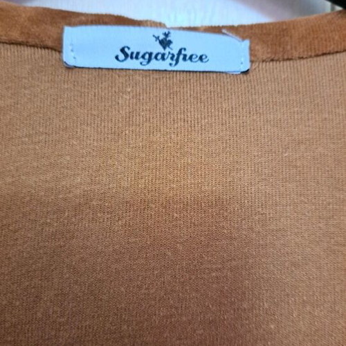 Sugarfree women's cardigan new, brown, size M