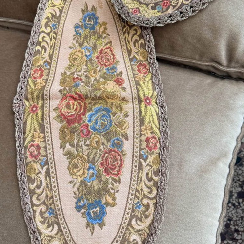 Vintage German table runner set