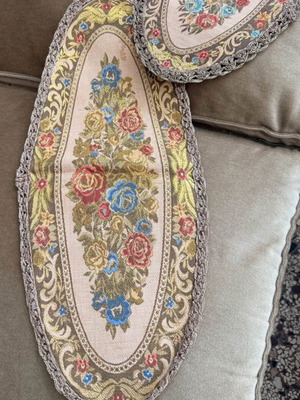 Vintage German table runner set