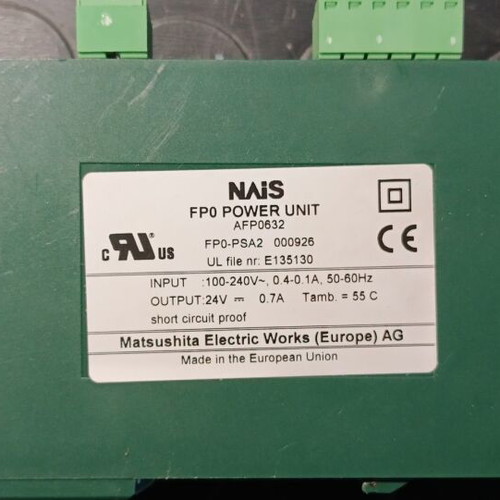 Plc Nais FPO series like new, package with analog units and power supply