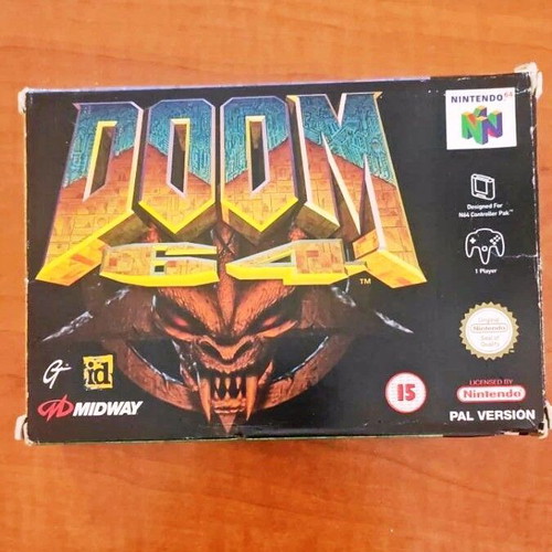 Nintendo 64 Doom 64 like new PAL edition with manual