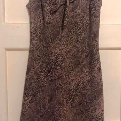 Bon Génie Snake Print Dress like new, sleeveless, size S