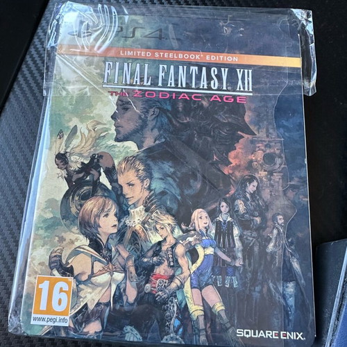 Final Fantasy XII Zodiac Age PlayStation 4 like new, limited edition steelbook