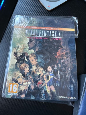 Final Fantasy XII Zodiac Age PlayStation 4 like new, limited edition steelbook
