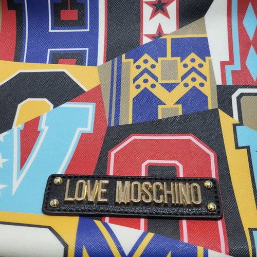 Authentic Love Moschino Multi Graphic Backpack (Excellent Condition / Like New)