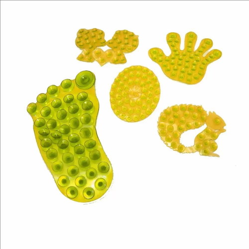 Anti-slip surface double-sided with suction cups yellow new