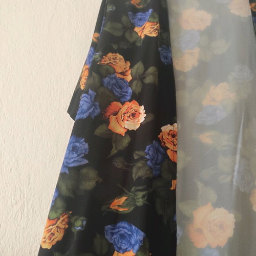 Kimono black floral Minkpink like new, size M/L