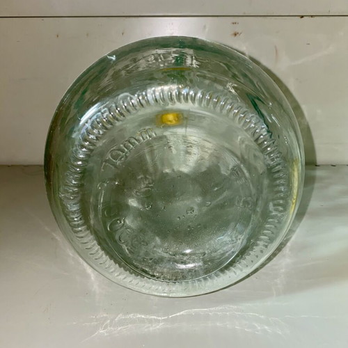Glass Bottle Damigiana 5 Liters with Handle, New