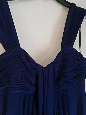 Maxi dress used in ancient Greek style by Jb collections, size 38, blue