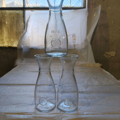 Pasabahce Bacchus Glass Wine Carafe 1 Liter New