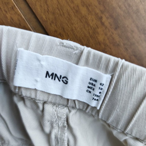 Mango women's pants beige size 42