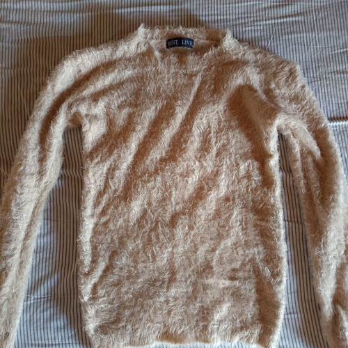 Beige winter blouse size S like new