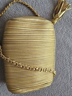 Silvano Biagini crossbody bag, gold