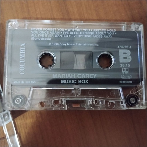 Mariah Carey Music Box cassette tape used