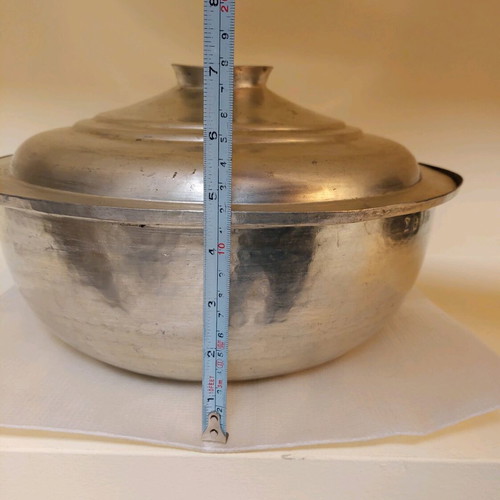 Copper pot used, collectible with engraved year 1956
