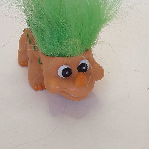 Vintage EYXOULIS Trendmasters Dinosaur Troll Stegosaurus used