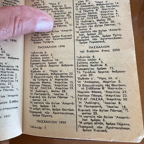 Iera Synopsis and The Holy Passions book used, 1966 edition