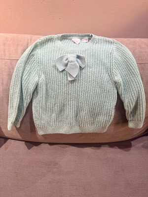 Zara pullover new for girl 3-4 years turquoise